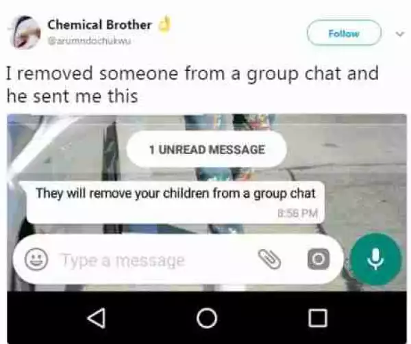Checkout This Hilarious & Mean Whatsapp Message 